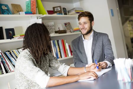 Multiethnic people in the office