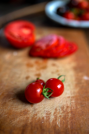 Cherry tomatoの写真素材