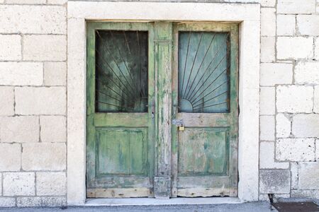 Traditional old door from Korcula