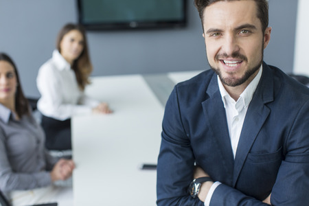 Young people in the officeの写真素材