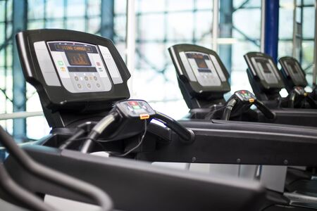 Treadmill in the gym