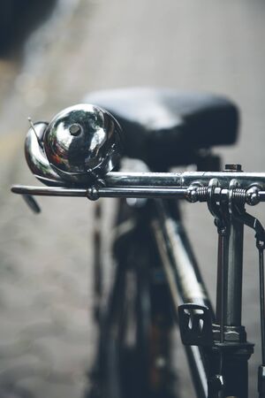 Detail of vintage bicycleの写真素材