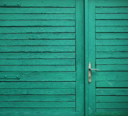 Old wooden doorの写真素材