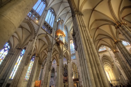 Detail of Cologne Cathedral in Germanyのeditorial素材