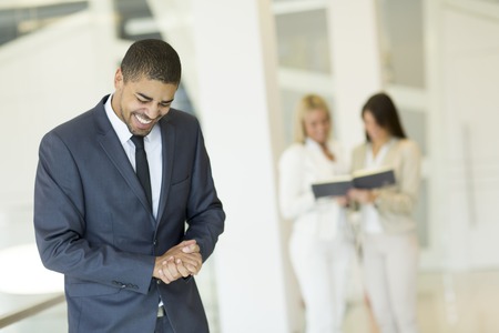 Young multiracial people working in the officeの写真素材