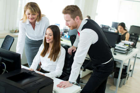 Business people working together in the office