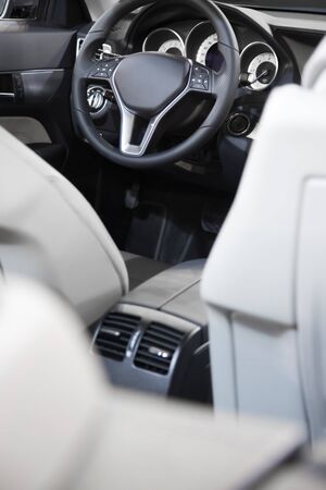 Detail of the car interiorの写真素材