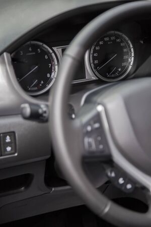 Detail of the car interiorの写真素材