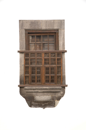 Old window from Gran Canaria, Spainの写真素材