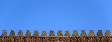 Detai lfrom Rabar city walls in Moroccoの写真素材