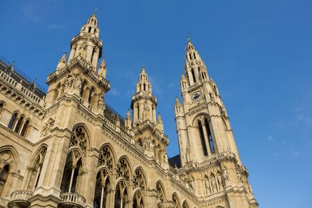 View at Vienna City Hallのeditorial素材