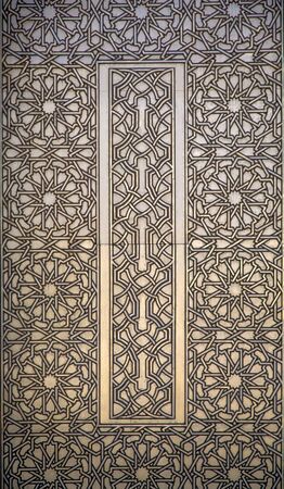Detail from mosque Hassan II in Casablanca, Moroccoの写真素材