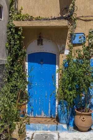 Old moroccan door from Rabatの写真素材