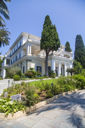 Achilleion at Corfu, Greeceのeditorial素材