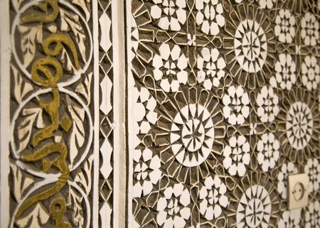 Arabic ornament from Marrakesh, Moroccoの写真素材