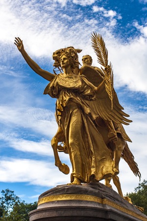 General William Tecumseh Sherman Monument in New York Cityのeditorial素材