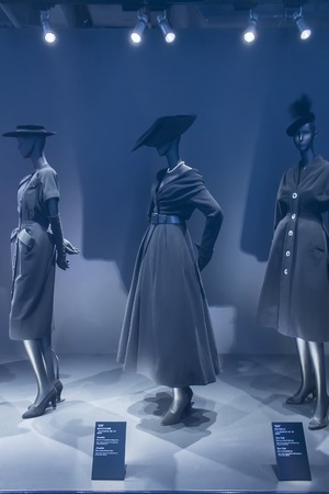 Detail from the Esprit Dior exhibition at Shanghai Museum of Contemporary Art at September 29, 2013. Exhibition was hold between September 13th and November 10th 2013.のeditorial素材
