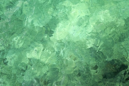 Green water surface in Koh Nangyuan island in Thailandの写真素材