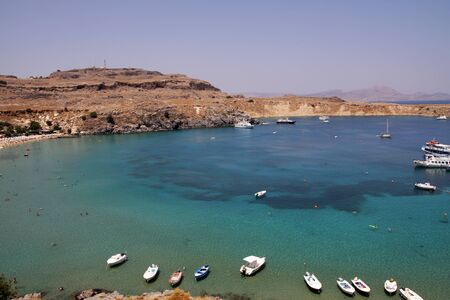 Lindos, Greeceの写真素材