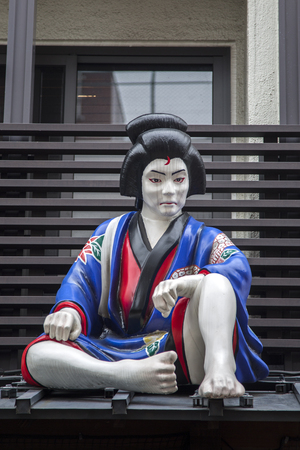TOKYO, JAPAN - OCTOBER 3, 2016: Detail from Asakusa temple in Tokyo, Japan. It is Tokyo oldest and one of most significant temples.のeditorial素材