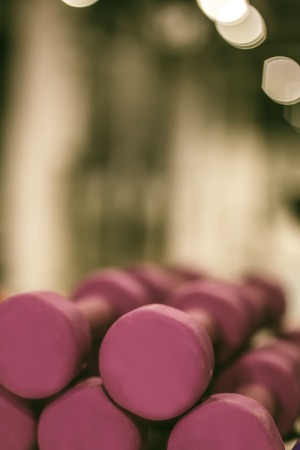 Dumbbell in the gymの写真素材