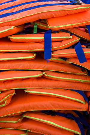 Life jacketsの写真素材