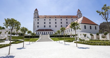 View at Bratislava Castle in Slovakiaのeditorial素材