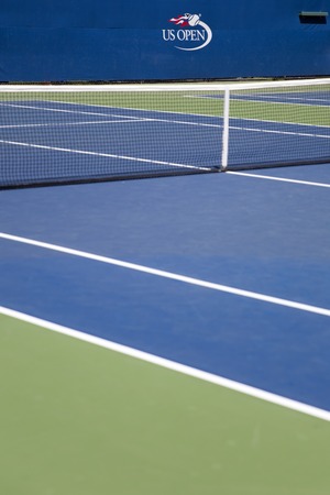NEW YORK, USA - SEPTEMBER 1, 2017: Detail from US Open tennis tournament in New York, USA. At 2017 it was hel between August 22 and September 10.のeditorial素材