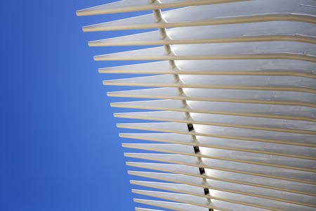 NEW YORK, UNITED STATES - AUGUST 30, 2017: Oculus, a mind-boggling glass-and-steel structure...