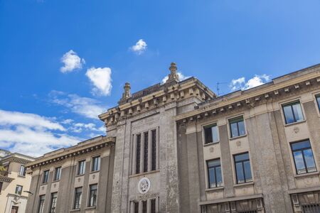 View at the Bergamo Courthouse in Italyの写真素材