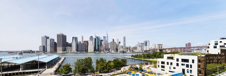 NEW YORK, USA - AUGUST 27, 2017:  Panoramic view at New York City. With 256 skyscrapers,  New York...