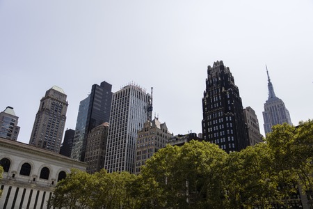 View of the skyscraper in New York City, USAのeditorial素材