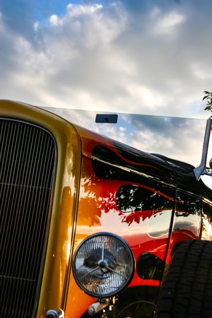 DENVER, USA - JUNE 19, 2008: Classic car at Burger King Classic Car show in Denver. Burger King...