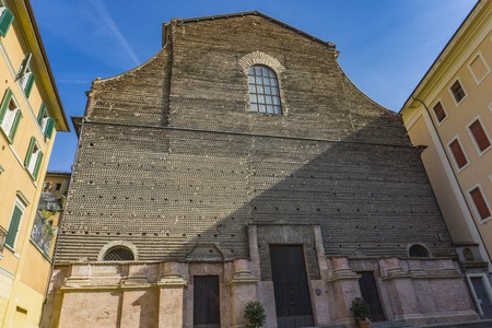 View at Basilica of San Petronio in Bologna, Italy