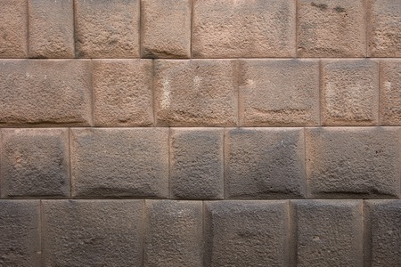 Closeup detail of the old stone wallの写真素材