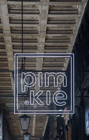 GENOA, ITALY - MAY 3, 2015: Detail of Pimkie store in Genoa, Italy. It is a French fashion retailer, founded in 1971.のeditorial素材