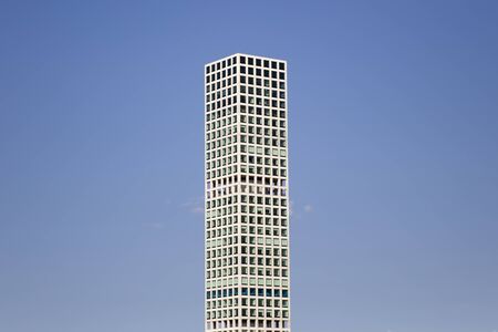NEW YORK, USA - AUGUST 26, 2017:  Detail of 432 Park Avenue skyscraper in New York City. It is tallest residential building in the world.のeditorial素材