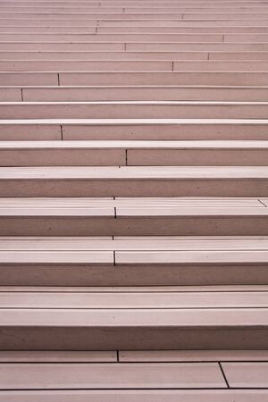 Closeup of the empty modern outdoors stairs
