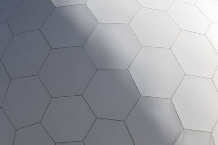 Closeup detail of the astronomical observatory backdrop