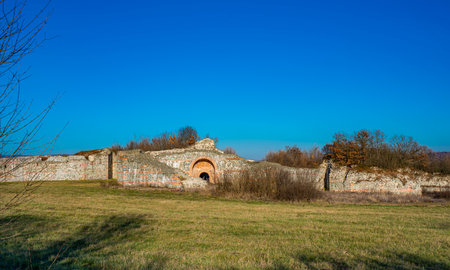 Remains of ancient Roman complex of palaces and temples Felix Romuliana near Gamzigrad, Serbia.