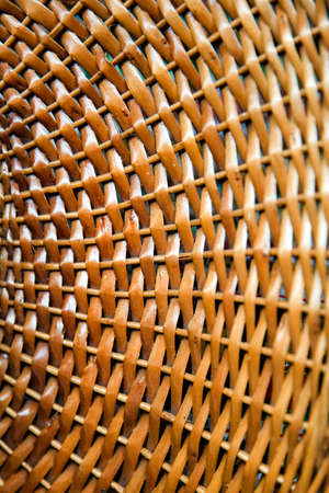 Closeup detail of the wicker texture backdropの写真素材