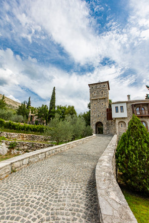 Detail from Tvrdos monatsry in Bosnia and Herzegovinaの写真素材