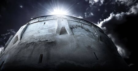 Black towerの写真素材