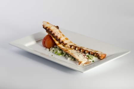 Grilled octopusの写真素材