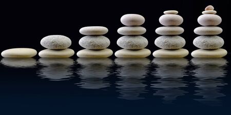 Balanced Stone Pileの写真素材