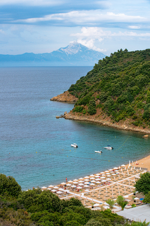 Manassu beach resort, Sithonia, Chalkidiki, Greeceの写真素材