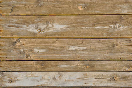 Old wooden background with horizontal boardsの写真素材