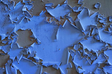 Old vintage wall background with flaky paint の写真素材