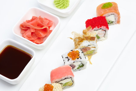 tasty sushiの写真素材