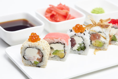 tasty sushiの写真素材